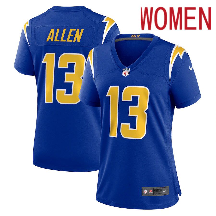Women Los Angeles Chargers 13 Keenan Allen Nike Royal Game NFL Jersey